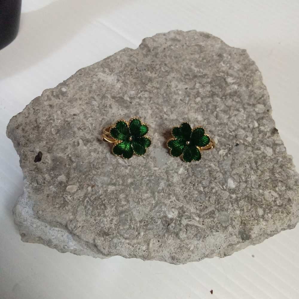 Vintage Avon Enameled St. Patrick's Day Shamrock … - image 5