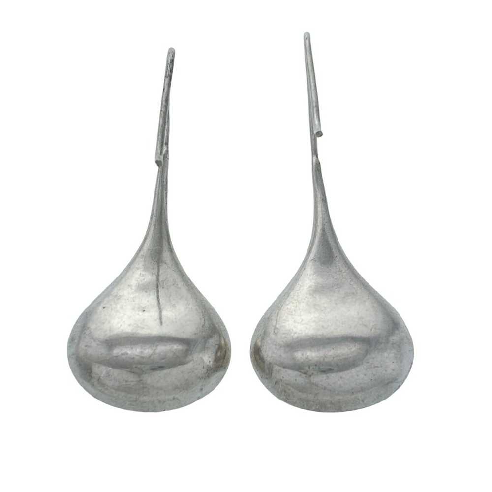 Vintage Sterling Silver 925 Water Drop Kiss Shape… - image 2