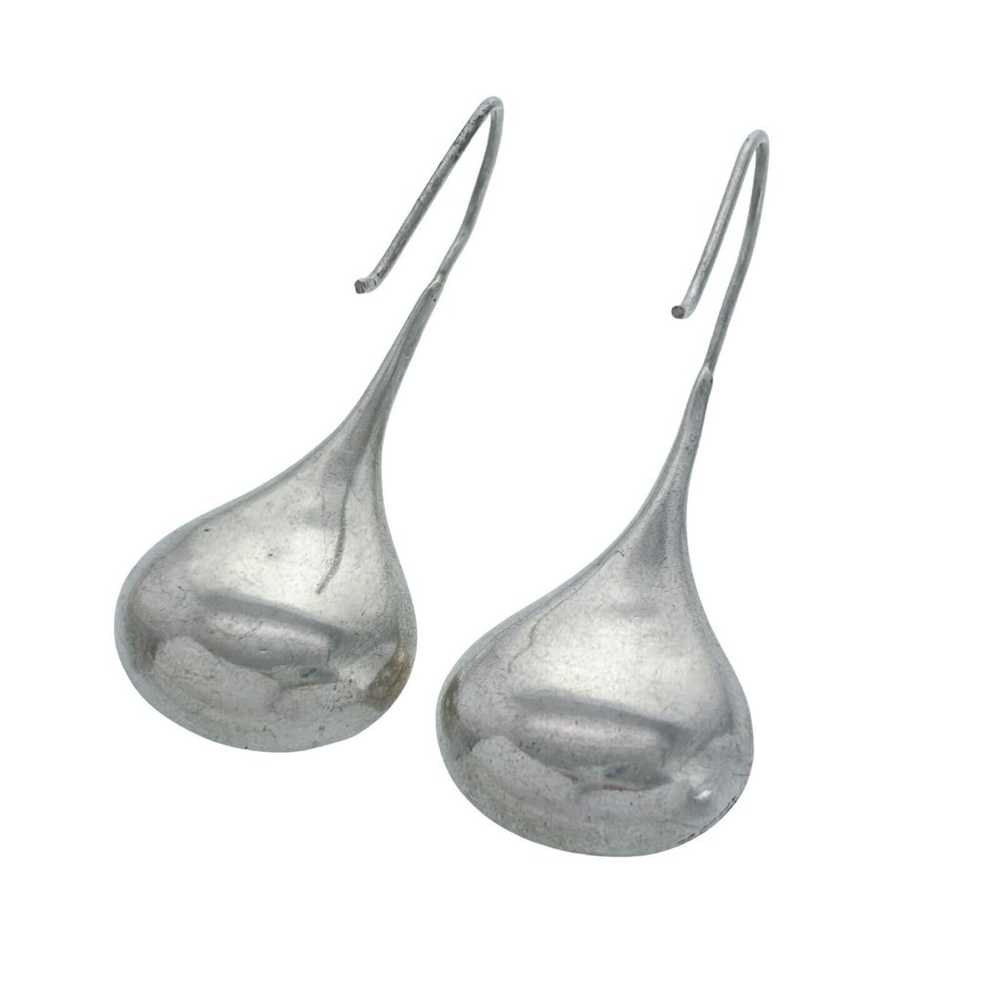 Vintage Sterling Silver 925 Water Drop Kiss Shape… - image 3