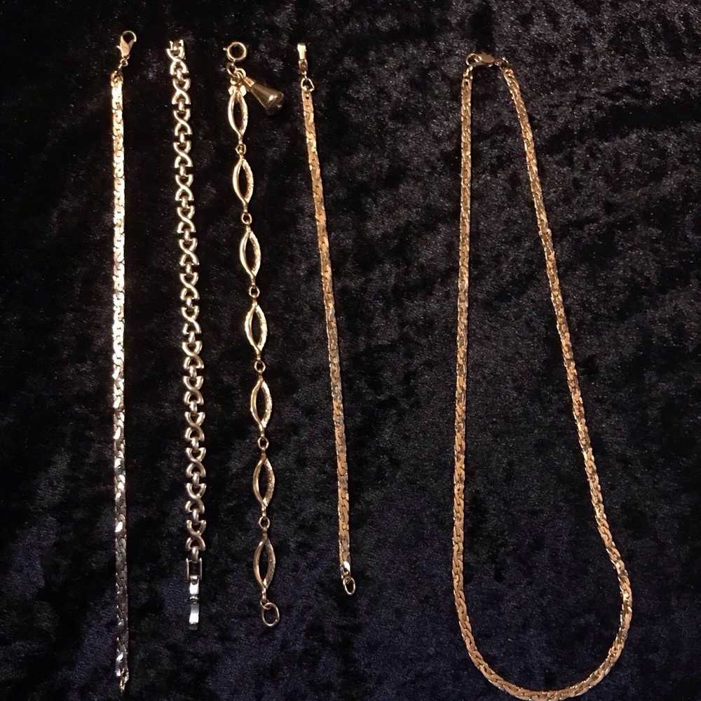 Vintage Gold Jewelry Lot - image 1