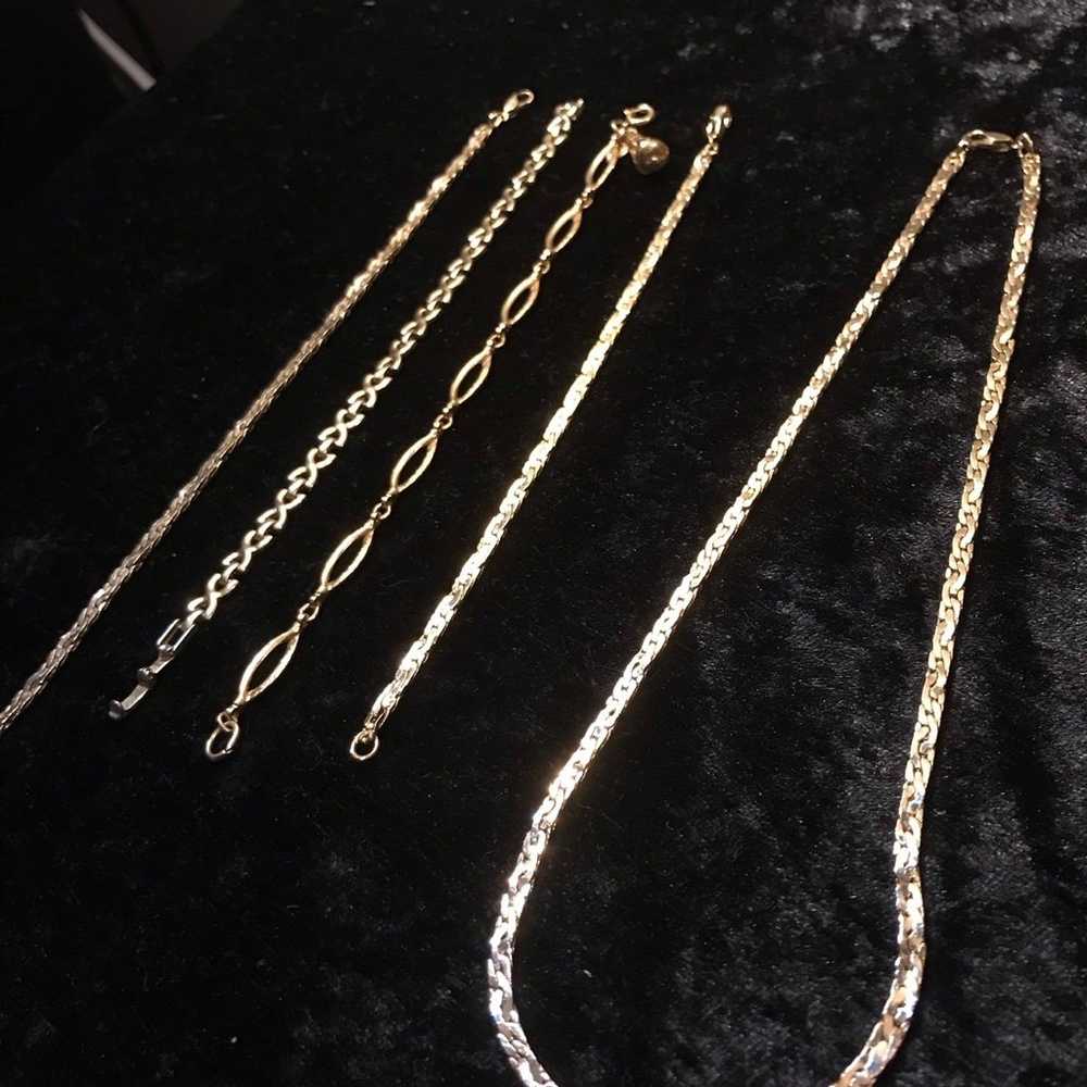 Vintage Gold Jewelry Lot - image 3