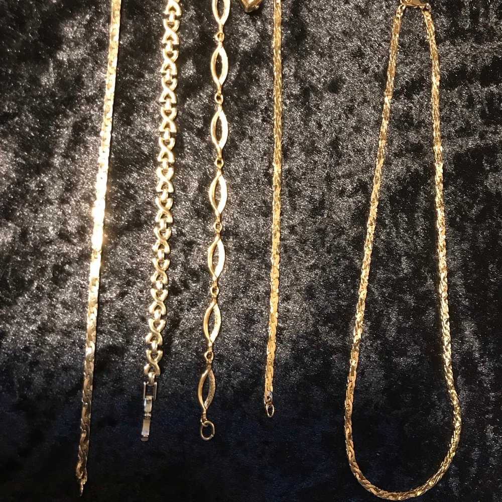 Vintage Gold Jewelry Lot - image 4