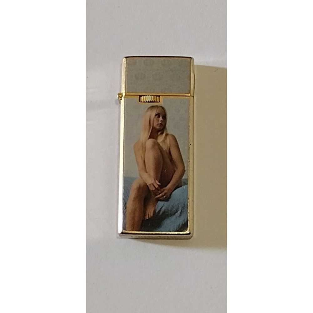 VINTAGE PENGUIN PIN UP NUDE GIRL LIGHTER Blonde19… - image 1