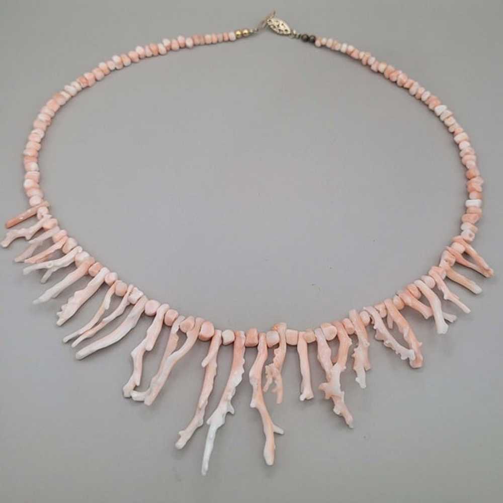 Coral Branch Necklace - image 1