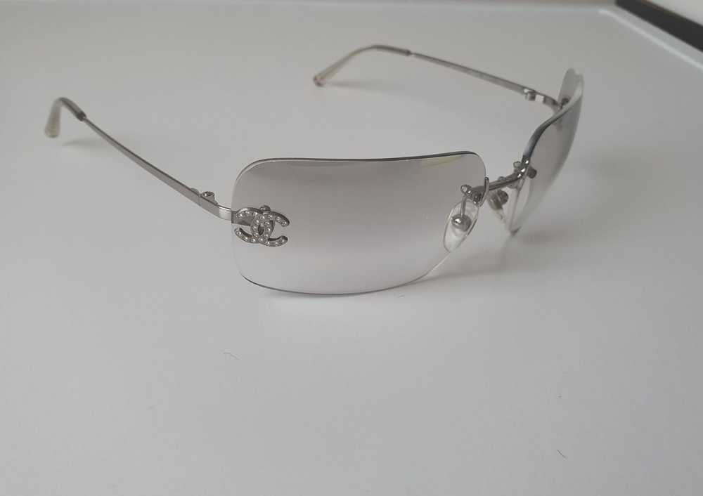 Chanel × Vintage Chanel Sunglasses 4017-D Rhinest… - image 1