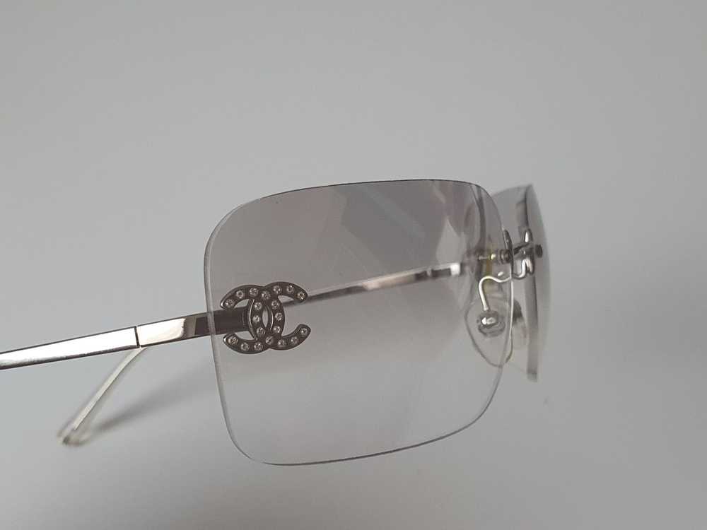 Chanel × Vintage Chanel Sunglasses 4017-D Rhinest… - image 3