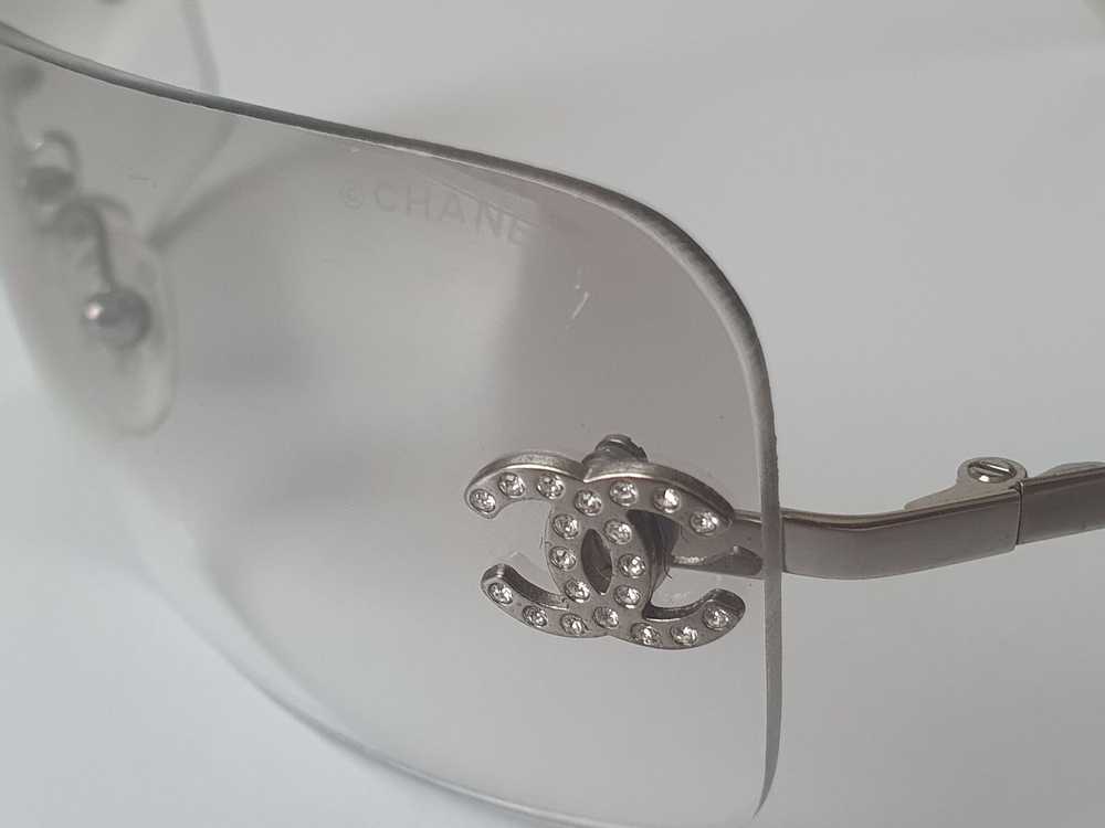 Chanel × Vintage Chanel Sunglasses 4017-D Rhinest… - image 4