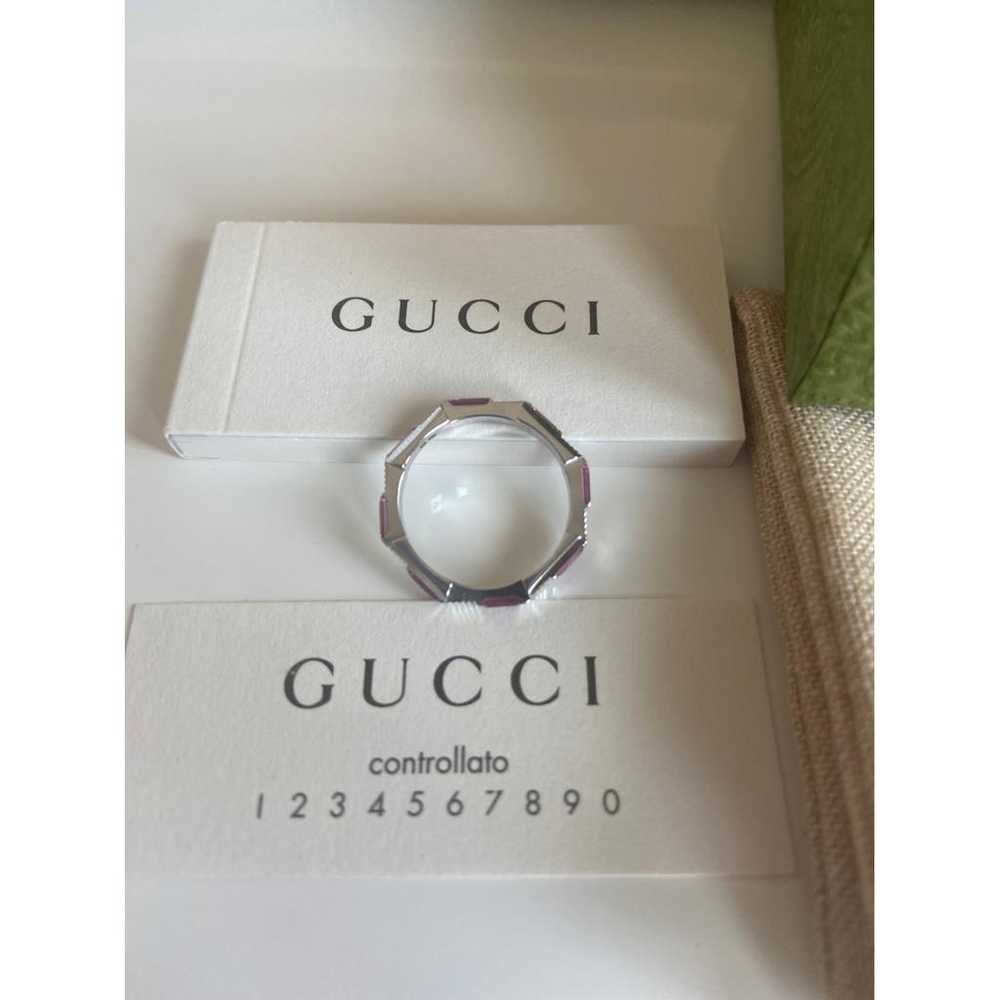 Gucci Gucci Link To Love white gold ring - image 4