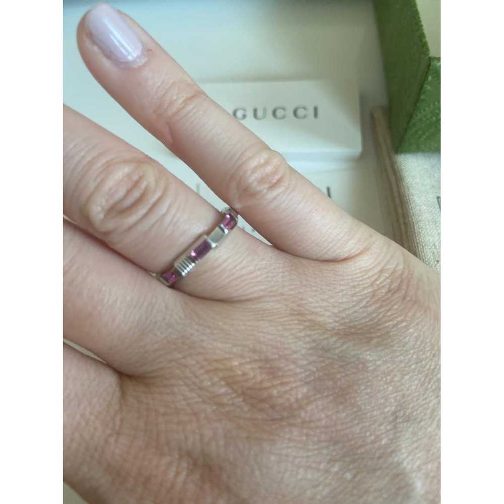 Gucci Gucci Link To Love white gold ring - image 5