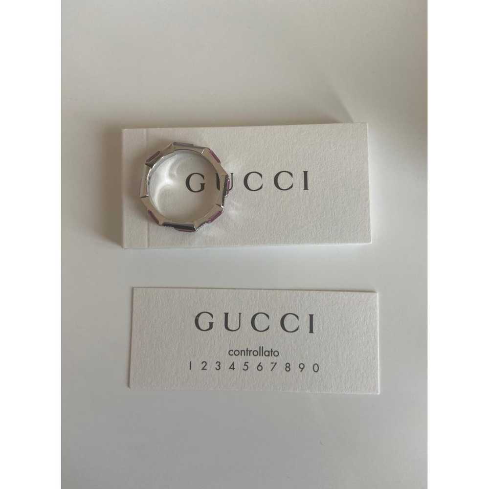 Gucci Gucci Link To Love white gold ring - image 6