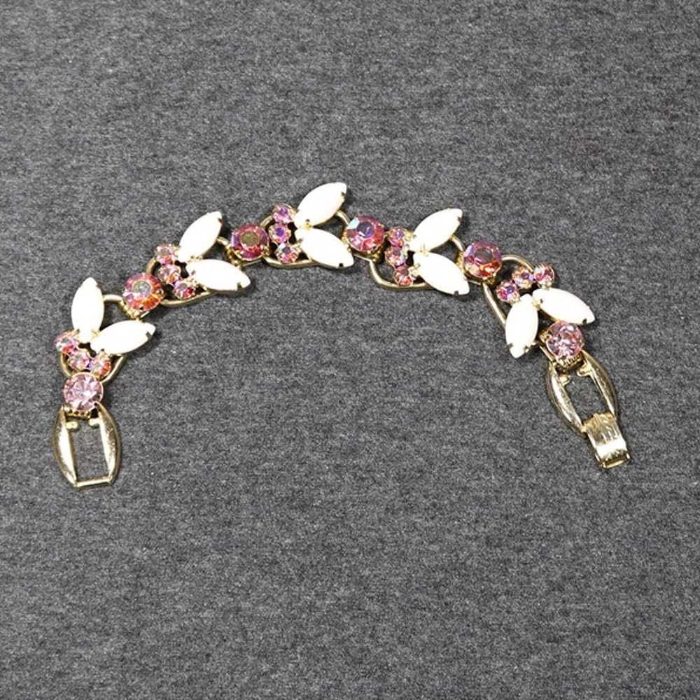 vintage costume jewelry authentic juliana pink an… - image 1