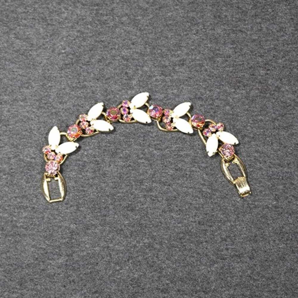 vintage costume jewelry authentic juliana pink an… - image 2