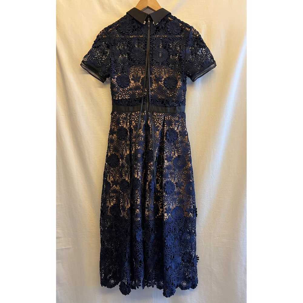 Self-Portrait Lace mid-length dress - image 4