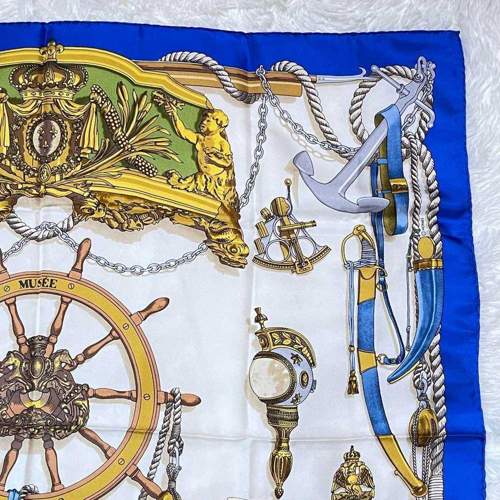 【Excellent Condition】HERMES☆Scarf☆Carre 90☆Museum… - image 3