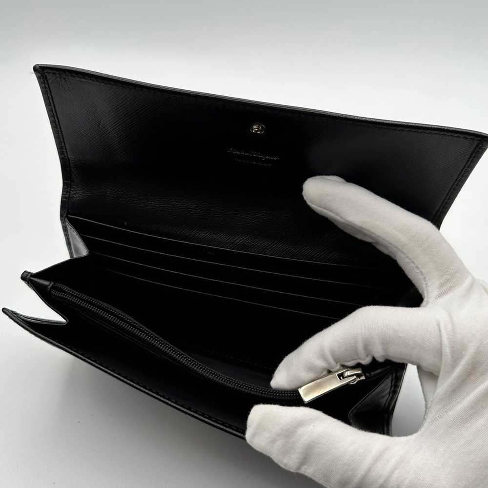 Salvatore Ferragamo long leather wallet - image 6