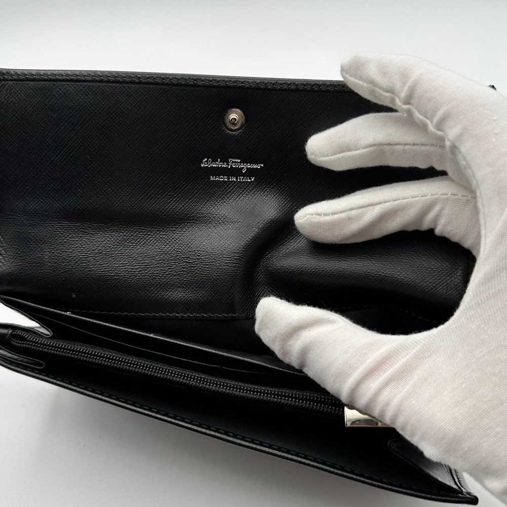 Salvatore Ferragamo long leather wallet - image 7