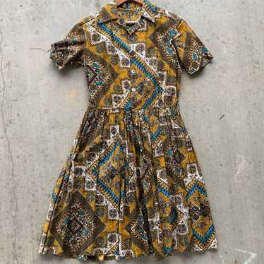 Cotton batik dress - Gem