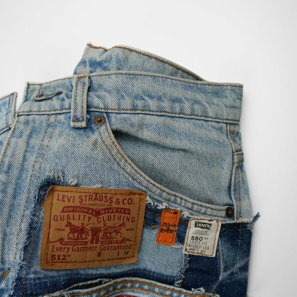 Avant Garde × Levi's × Vintage Levi’s 505 Patchwo… - image 12