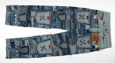 Avant Garde × Levi's × Vintage Levi’s 505 Patchwo… - image 1