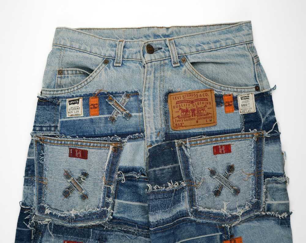 Avant Garde × Levi's × Vintage Levi’s 505 Patchwo… - image 3