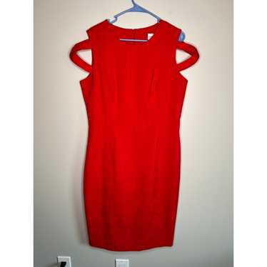 Vintage 2000s Leslie Lucks Red Formal Cocktail Pr… - image 1