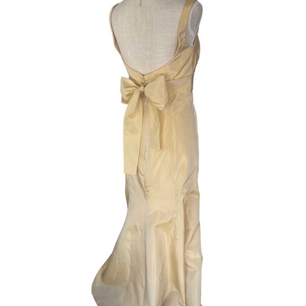 Jim Hjelm Occasions Vintage Light Yellow Nylon Fo… - image 2