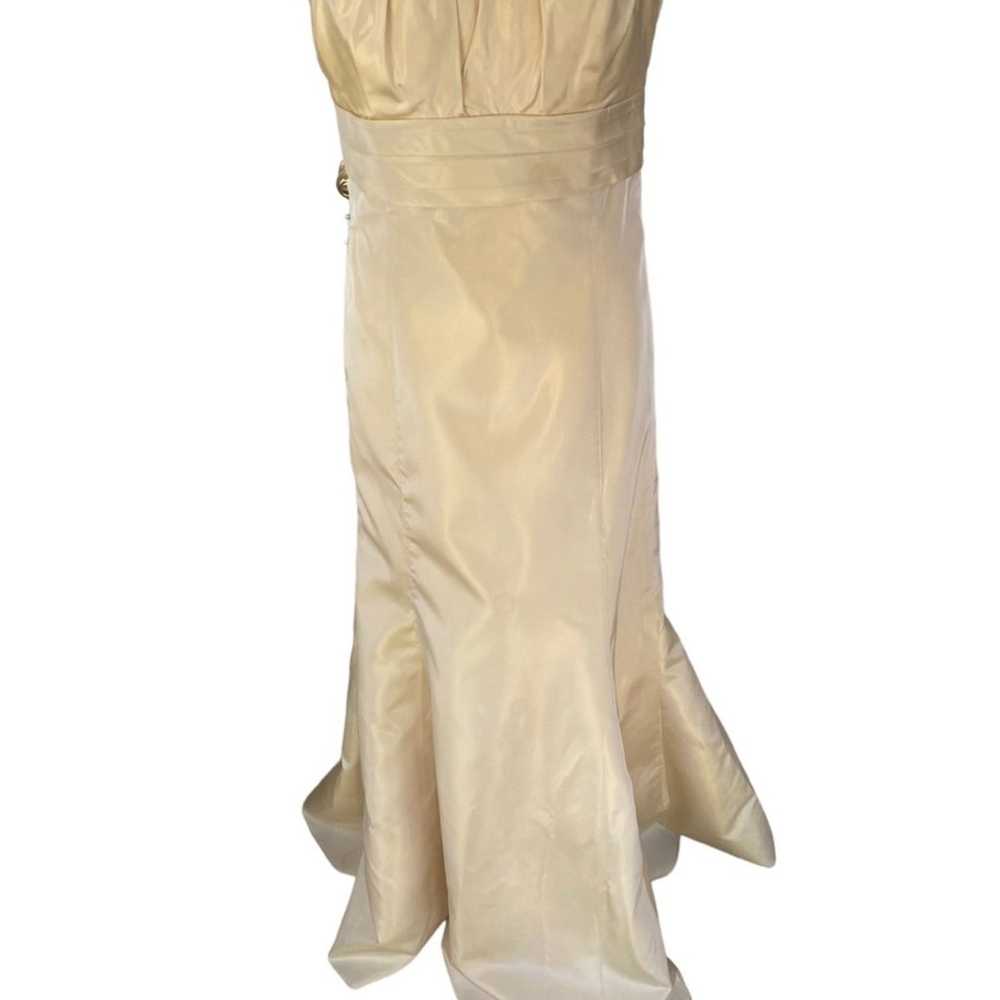 Jim Hjelm Occasions Vintage Light Yellow Nylon Fo… - image 5