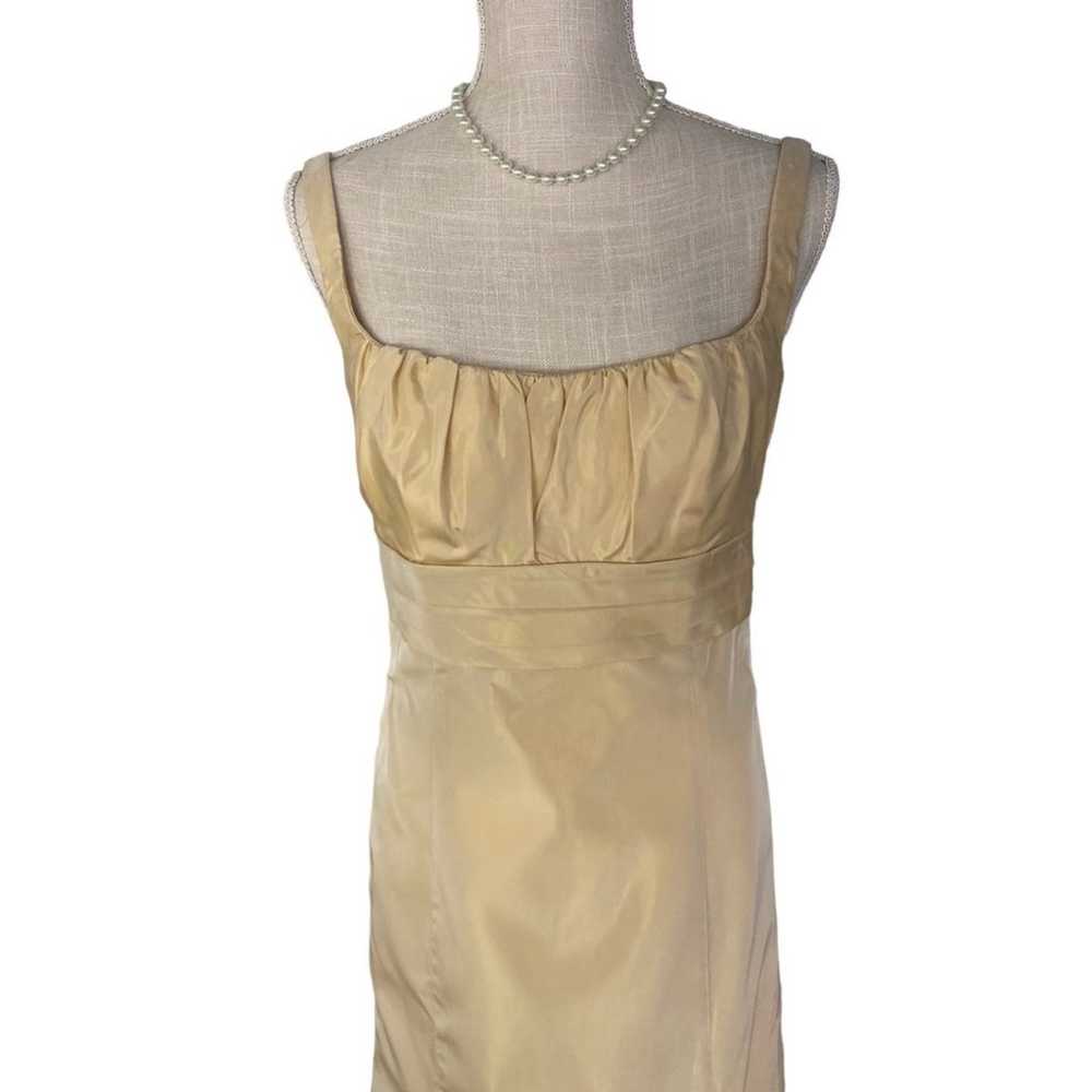 Jim Hjelm Occasions Vintage Light Yellow Nylon Fo… - image 6