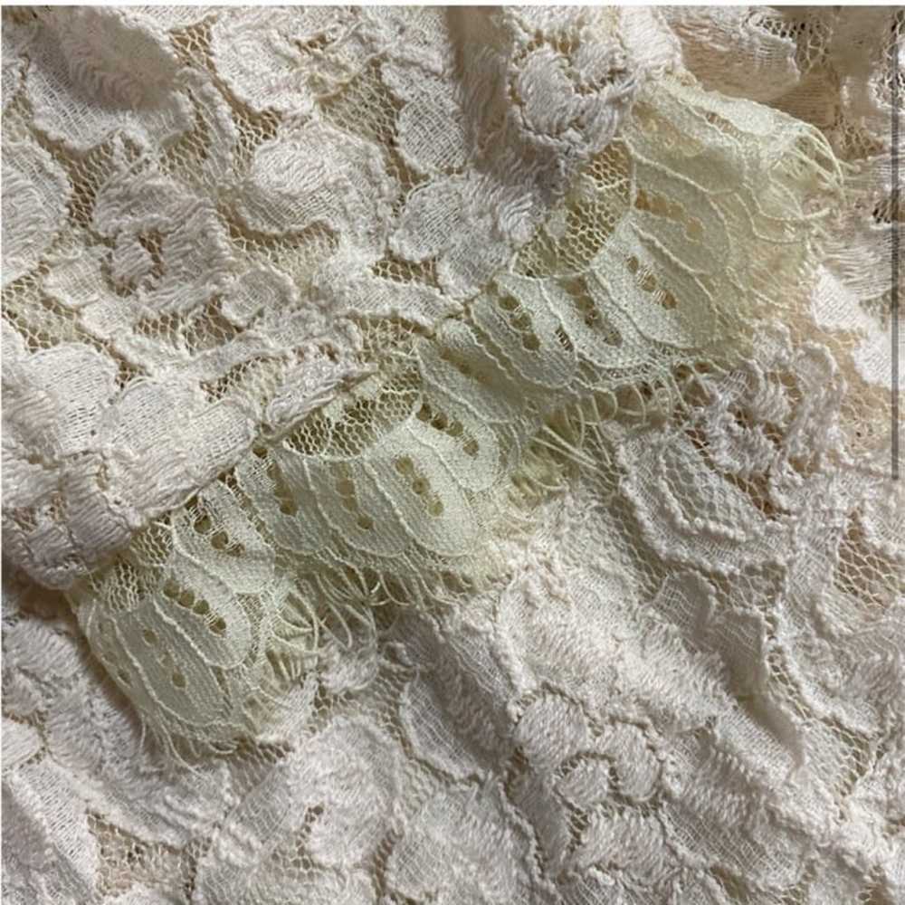 NWOT Cream Lace Above the Knee Dress - image 4