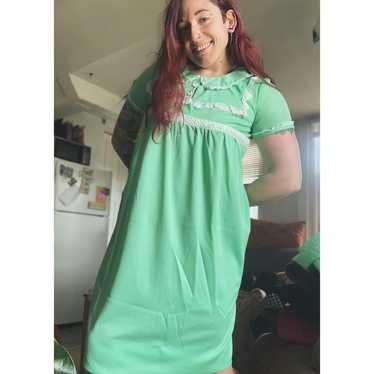 VTG handmade mint dress - image 1