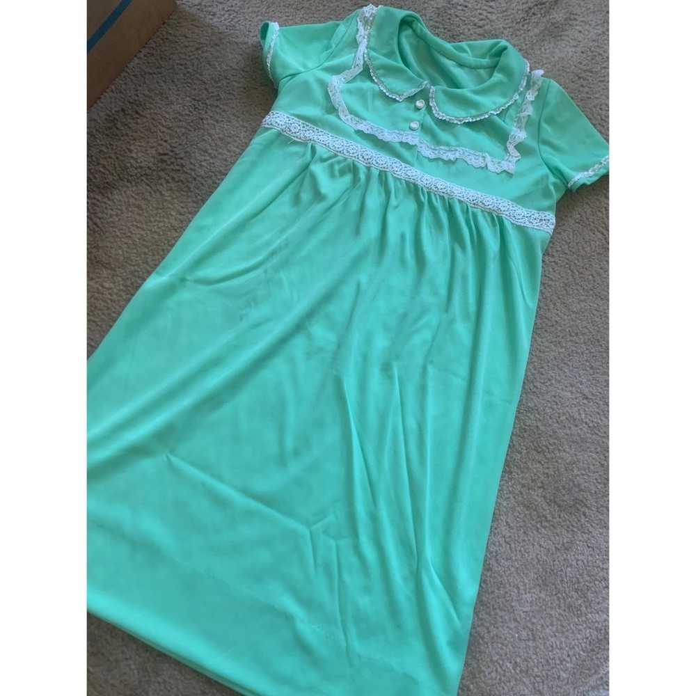 VTG handmade mint dress - image 2