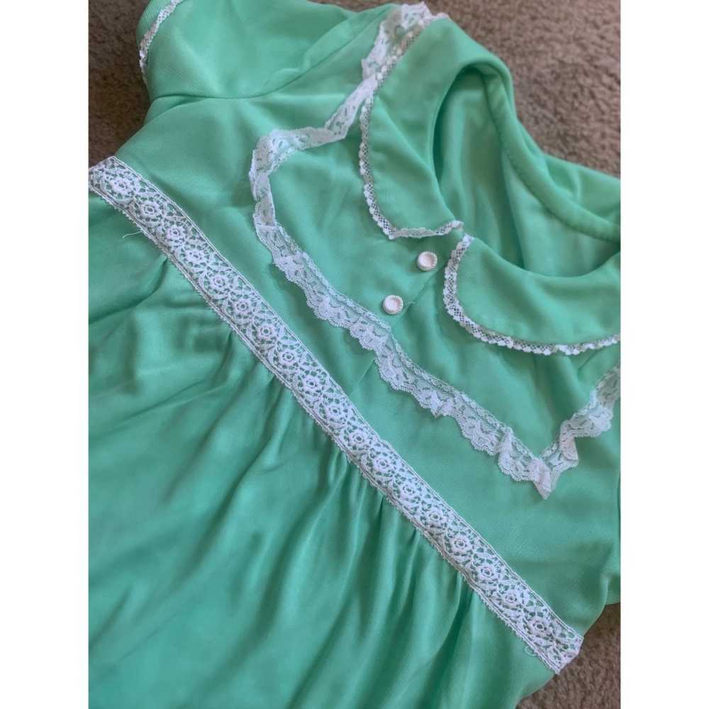 VTG handmade mint dress - image 3