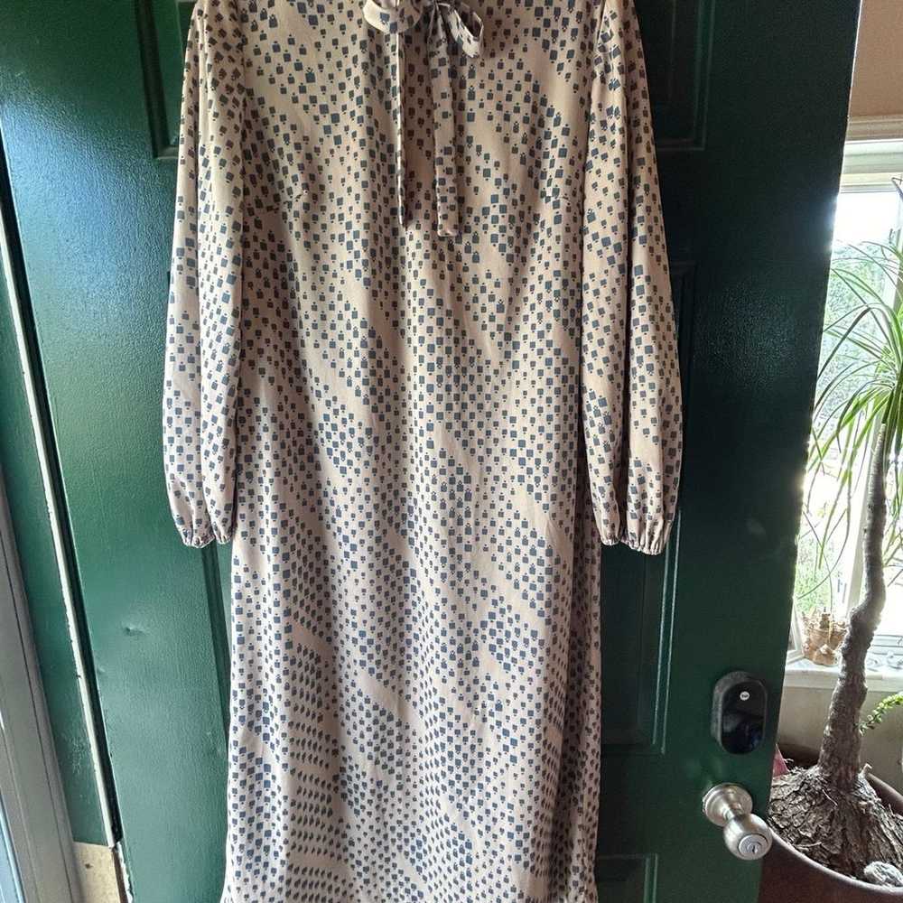 Homemade Vintage Maxi Secretary Dress or Housedre… - image 2