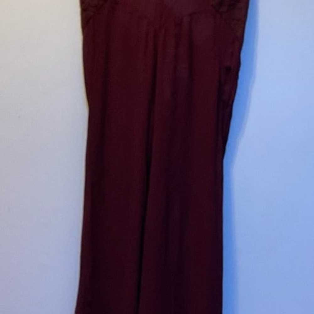 Free People intimately maroon lace jumpsuit - image 1