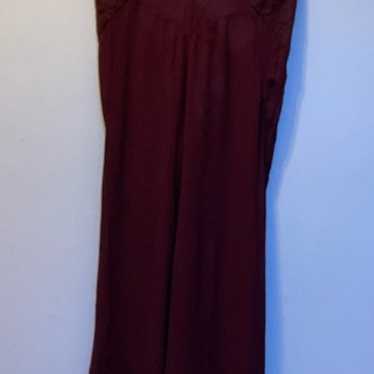 Free People intimately maroon lace jumpsuit