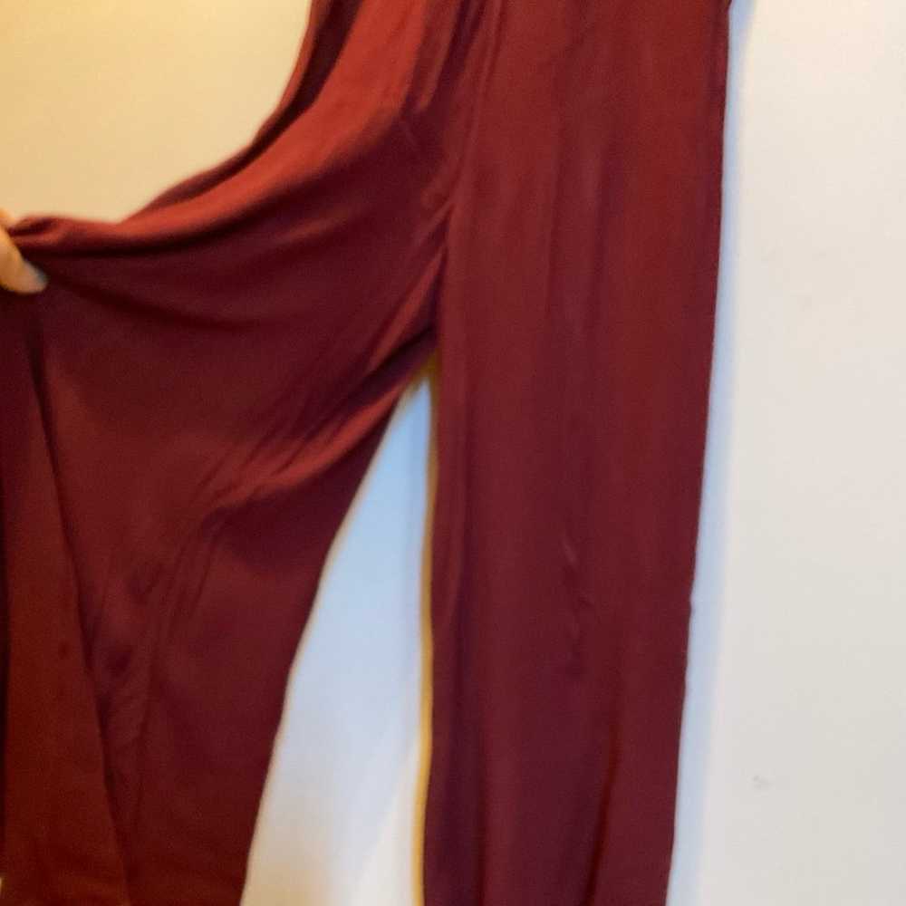 Free People intimately maroon lace jumpsuit - image 3