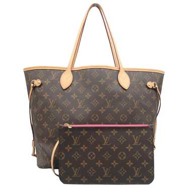 Louis Vuitton Neverfull leather handbag