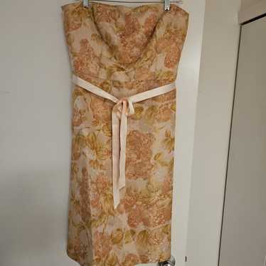 Ann Taylor Strapless Silk Dress - image 1