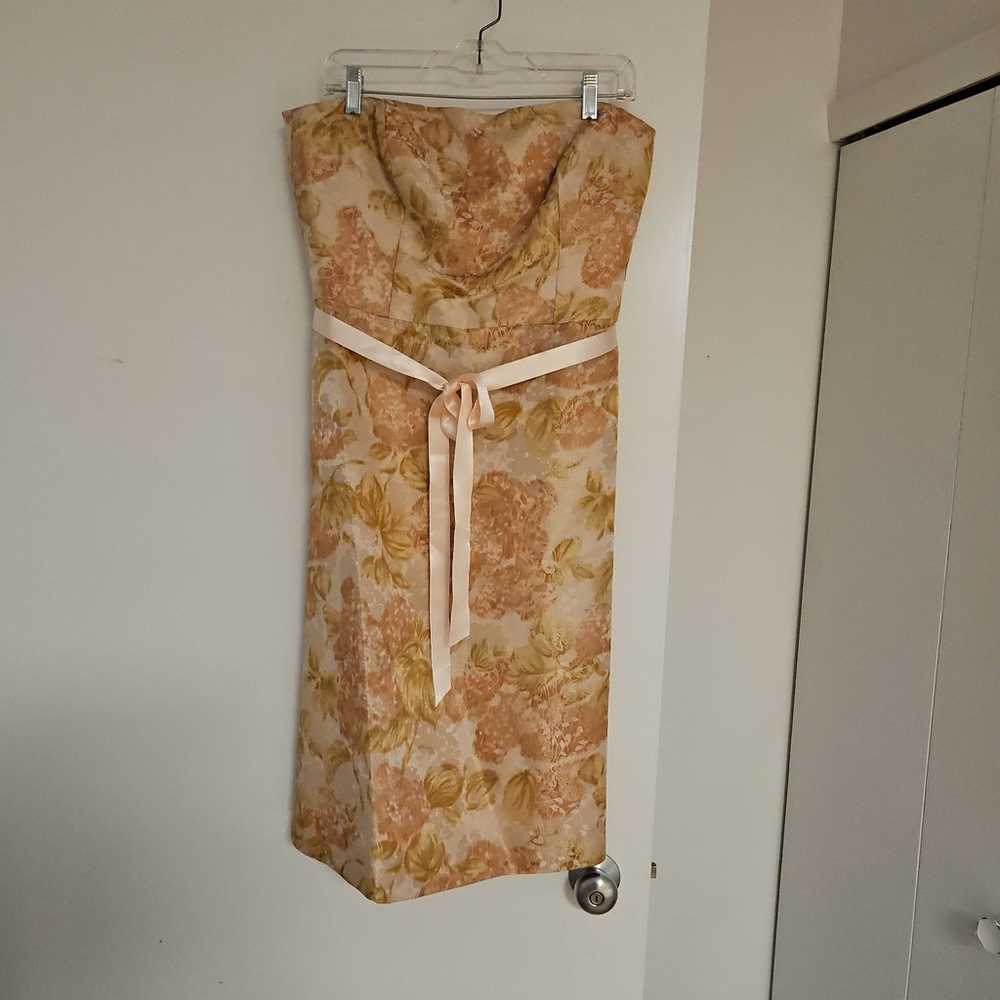 Ann Taylor Strapless Silk Dress - image 3