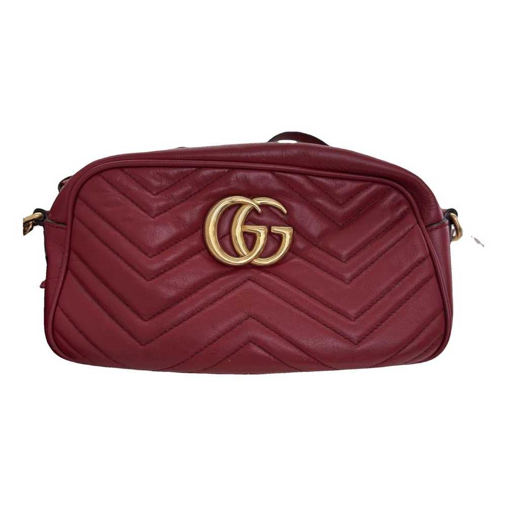 Gucci Pearly Gg Marmont leather crossbody bag - image 1