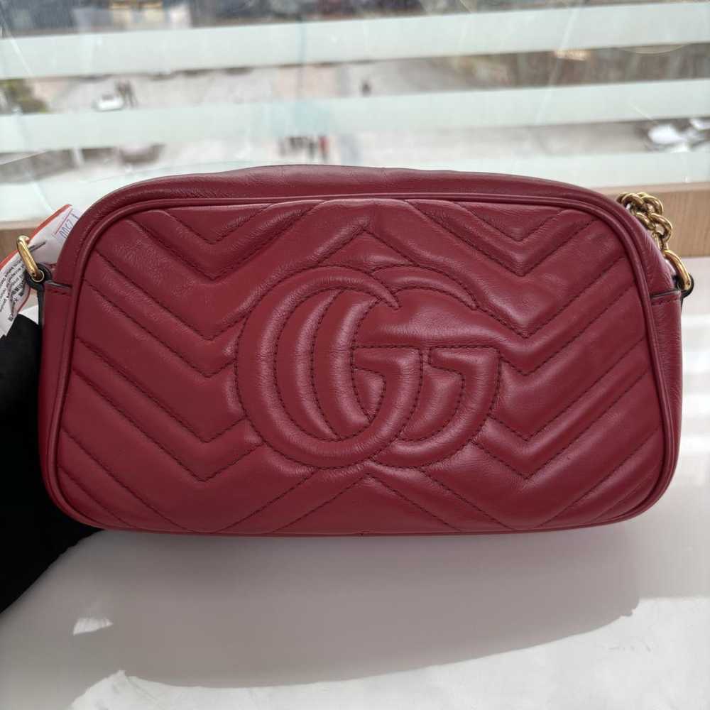 Gucci Pearly Gg Marmont leather crossbody bag - image 2