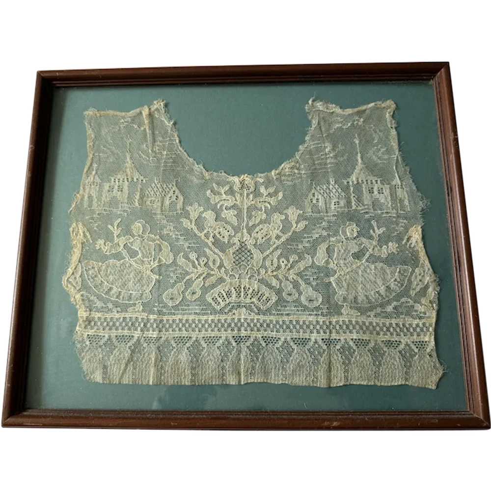 Antique Hand done lace Hankie Rare exceptional Mu… - image 1