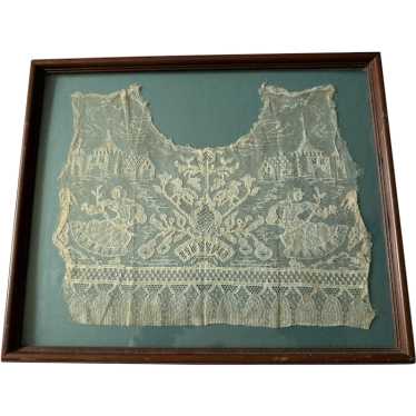 Antique Hand done lace Hankie Rare exceptional Mu… - image 1