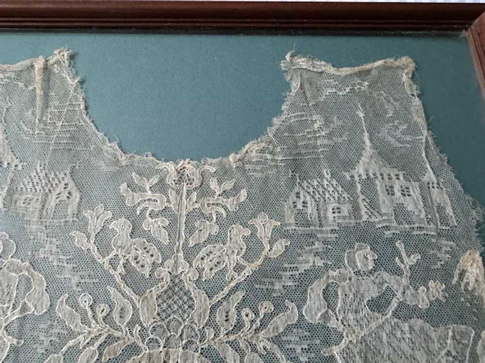 Antique Hand done lace Hankie Rare exceptional Mu… - image 8