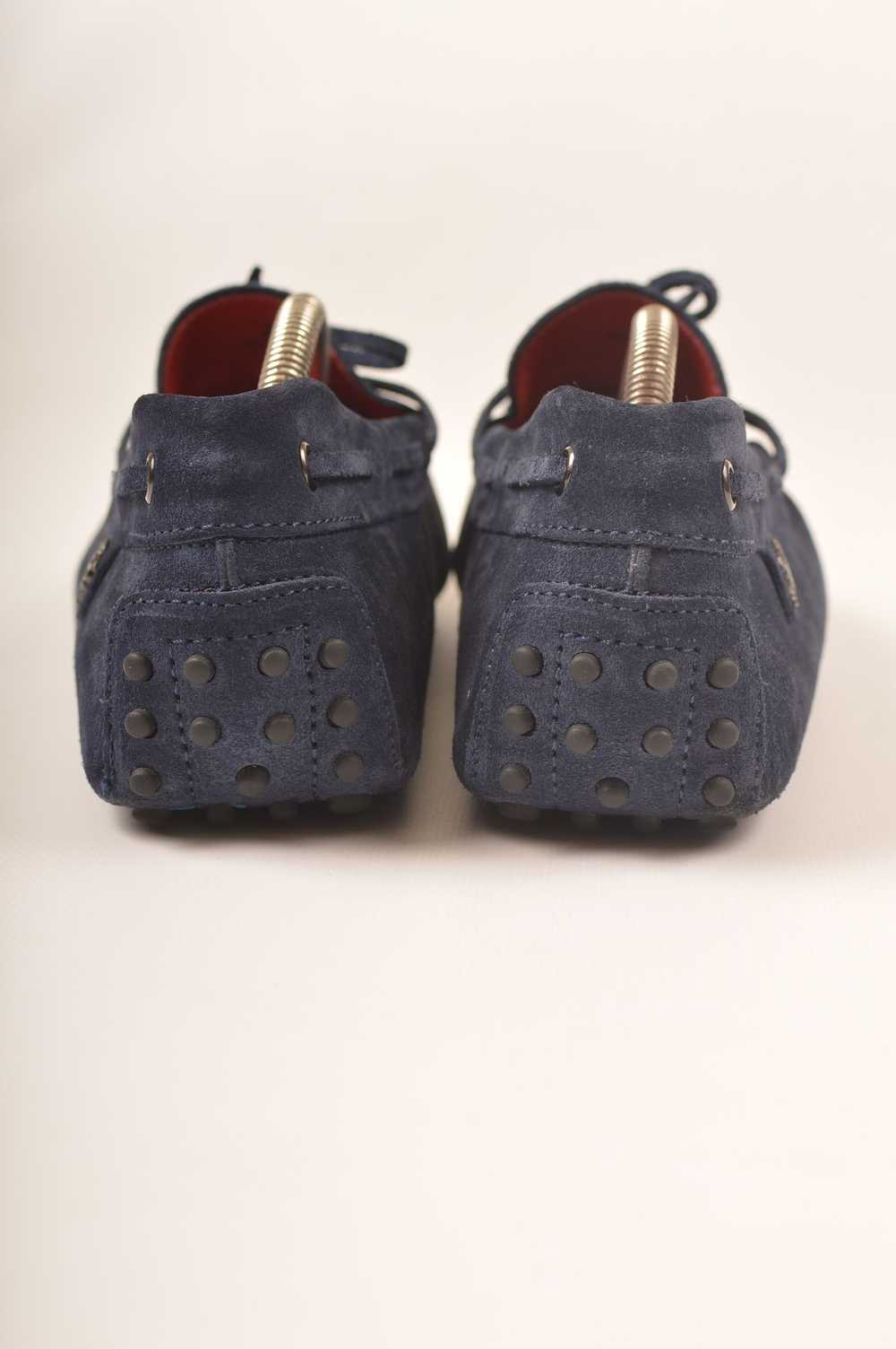 Ferrari × Tod's Tods x Ferrari Blue Leather Mocca… - image 4