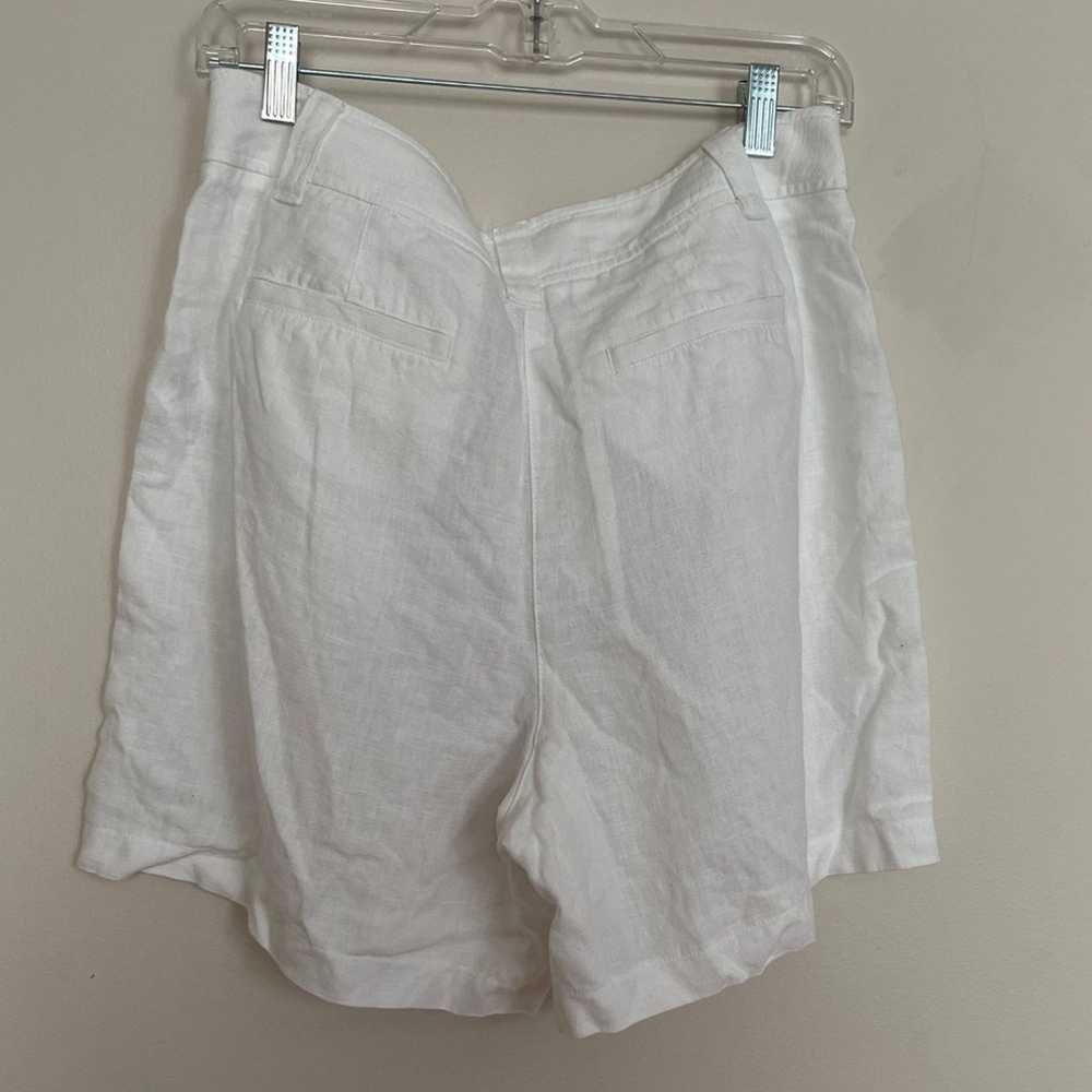 Boden BODEN Linen Filey Seamed Pocket Shorts Whit… - image 10