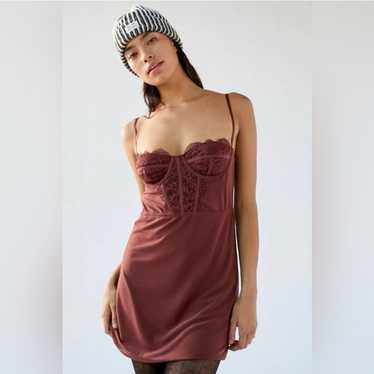 Urban Outfitters Modern Love Bustier Mini Dress