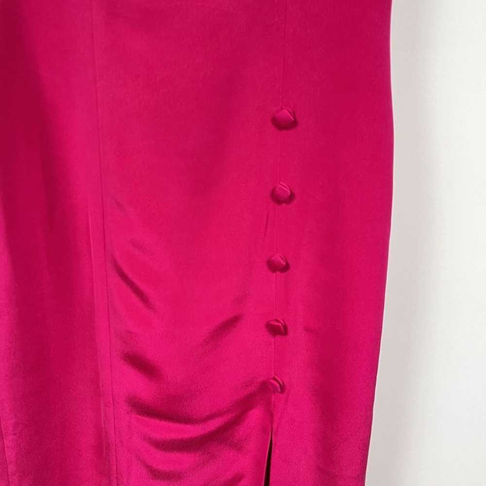 Vintage Patrick Collection 100% Silk Fuchsia Maxi… - image 6