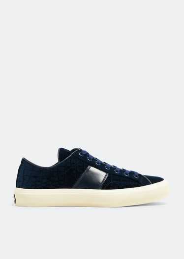 Tom Ford o1loc1c0824 Cambridge Velvet Sneakers in 