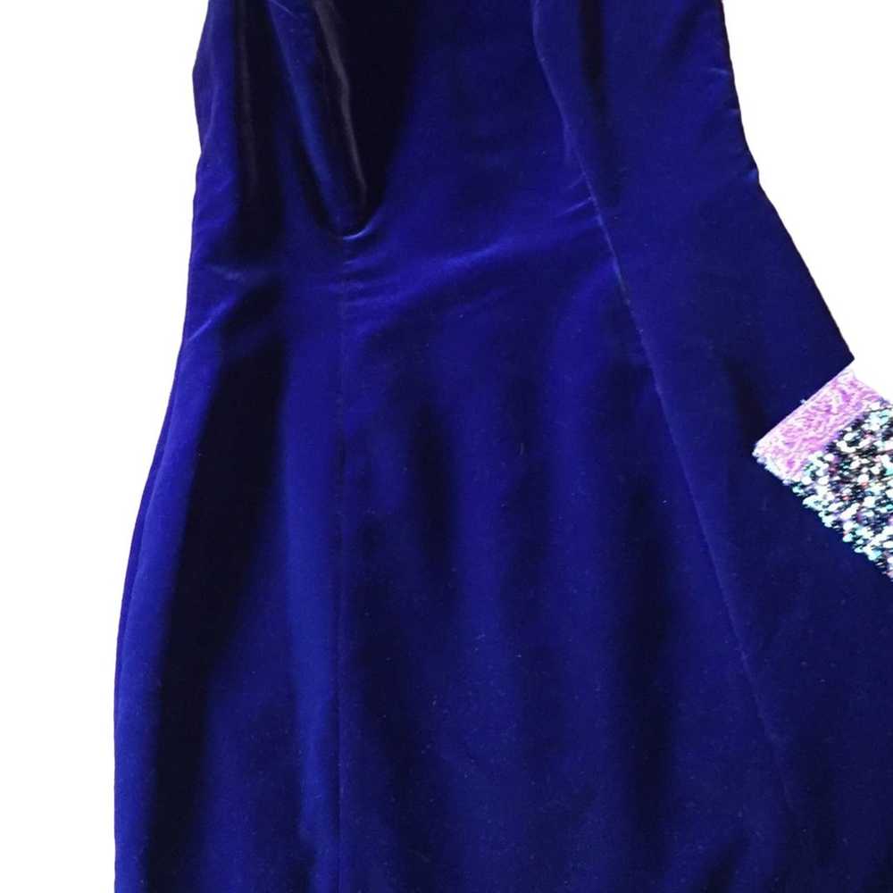 Hugo Buscati Vintage Purple Sleeveless Velvet Coc… - image 3